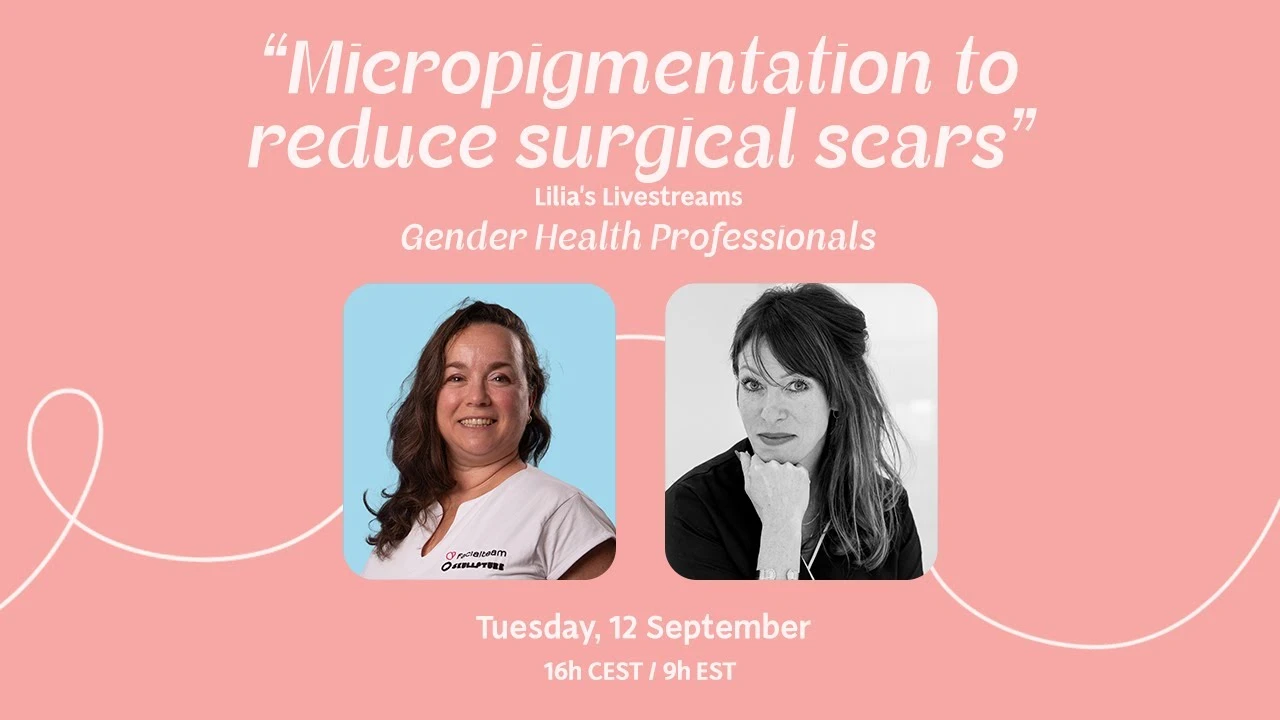 Lilia's livestreams Micropigmentation for surgical scars | LIVE about facial feminisation surgery