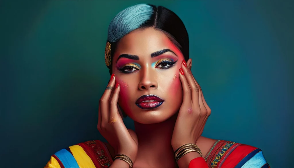 Trans Woman Touching her Face while thinking of FFS
