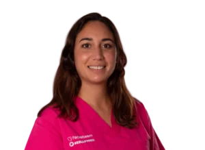 Serena Rodriguez, Nursing Assistant at Facialteam, a clinic for FFS surgery.