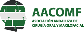 Logo of AACOMF (Asociación Andaluza de Cirugía Oral y Maxilofacial) affiliate of Facialteam Facial Feminization Surgery