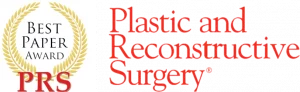 Best Paper Award & Plastic and Reconstructive Surgery Journal logos