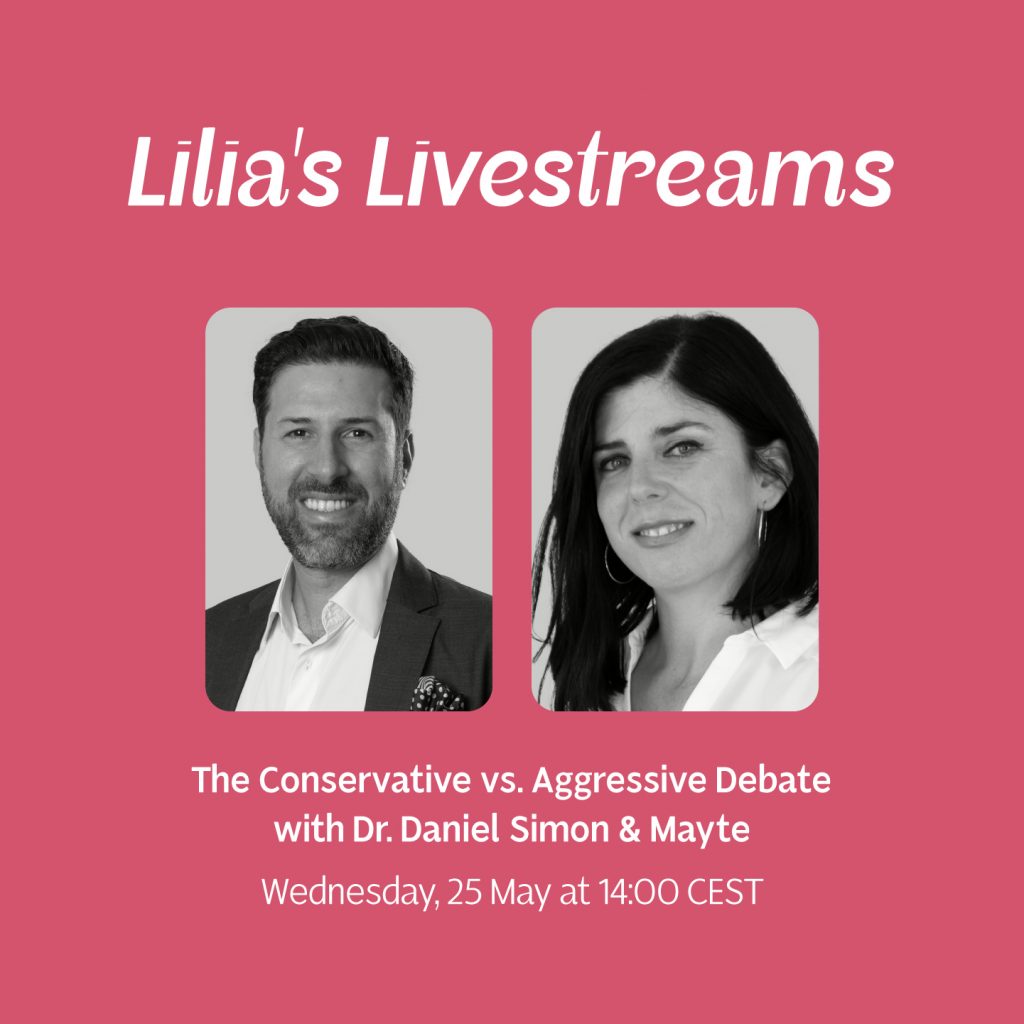Announcement for a new episode of Lilia's Livestreams, a series of livestreams covering trans topics. This episode we'll speak about aggressive vs conservative approach on facial feminization surgery with Mayte Mateo and dr. Daniel Simon..