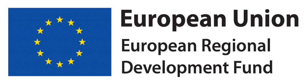 Logo of the European Union's Regional Development fund.