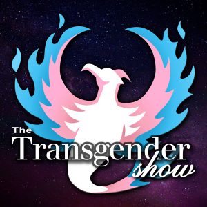Logo of The Transgender Show, a transgender podcast interviewing members and companions of the transgender community.