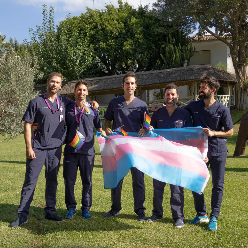 Picture of Facialteam Facial Feminization Surgeons during the National Coming Out Day