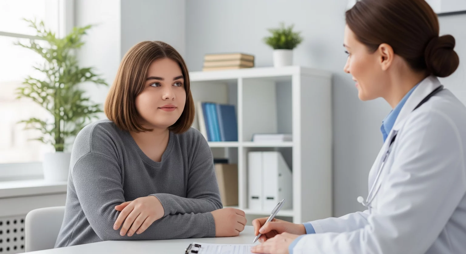 Trans woman asking her doctor if her BMI can affect her Facial Gender Affirming Surgery