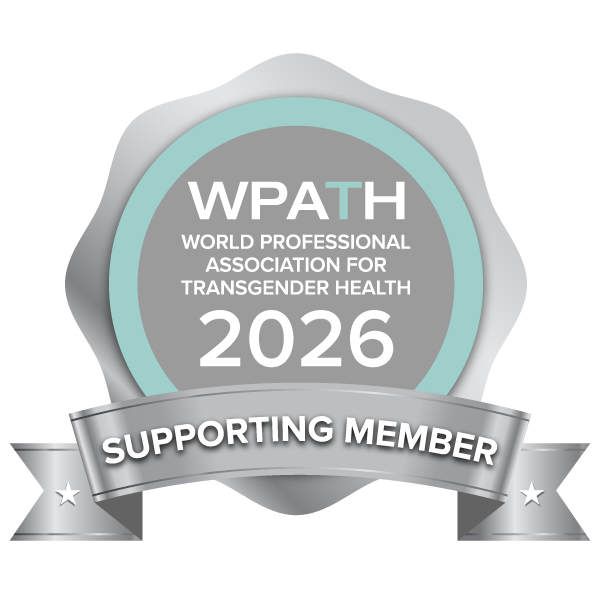 WPATH 2025 Full Member Badge World Professional Association for Transgender Health (WPATH) membership badge, an association for transgender health rights which part of facialteam's staff forms part of.